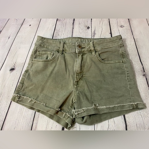 American Eagle Outtfitters Super Super Stretch High Rise Shortie Women Size 4 - Picture 1 of 8